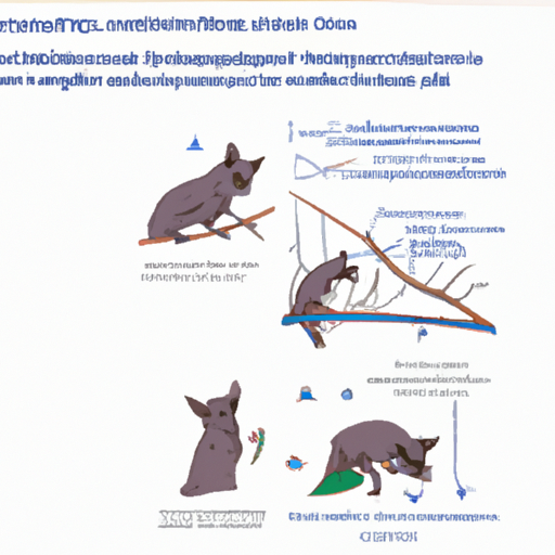 3. איור מוער המסביר את השגרה וההרגלים הליליים של עטלף טיפוסי